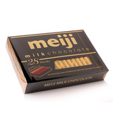 日本原装进口 Meiji/明治至尊牛奶钢琴巧克力 朱古力26块120g盒装