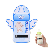 奶瓶温度计 婴儿奶瓶温度贴 宝宝测温贴 幼儿水杯温度卡测温奶瓶