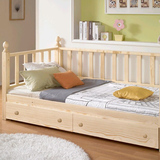 威威实木环保儿童床 双人床 单人床 护栏床 多功能床 松木家具