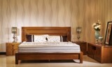 爆款 全实木床美国进口红橡木家具 精品户型绿色家私双人适用床