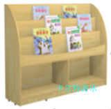 幼儿园木制柜子 儿童原木色书架 幼儿园图书架 儿童书柜樟子松木