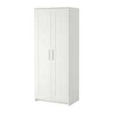 【IKEA/宜家专业代购】  百灵   双门衣柜, 白色 特价 原价799元
