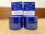 日本代购 资生堂AQUALABEL水之印美白淡斑 高密度美白美容面霜30g