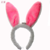 【发光毛绒亮片兔耳朵发箍发卡】广场夜市地摊批发兔子耳朵玩具