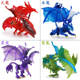 儿童 玩具恐龙 4D翅膀可拼装并变形的恐龙玩具模型动物恐龙蛋飞龙