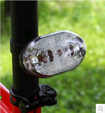 七彩尾灯/自行车9LED自行车尾灯山地车警示灯 坐垫灯 背包灯