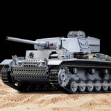 包邮 金属炮管1：16全比例遥控坦克超大 可发射军事模型 充电玩具