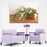 现代简约 静物花卉 现代客厅玄关卧室背景墙壁无框装饰画挂画单幅