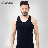 Jockey2015夏季男士休闲运动汗背心纯色无袖超细莫代尔吸汗背心