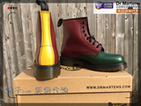 美国现货直邮马丁正品Dr Martens 1460 3色拼接硬皮8孔靴