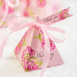 木槿粉2015 新款结婚礼盒包装盒 批发红色 欧式创意个性 喜糖盒