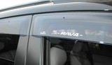 09-14款RAV4晴雨挡 注塑透明车窗雨眉 加厚遮雨板 卡扣雨挡奥美斯