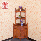 中式角柜 实木三角柜 红木转角柜墙角柜客厅储物柜花梨木酒柜边柜
