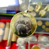 2015年羊年生肖纪念币10元二轮羊送小圆盒（1个地址限购1枚）