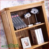 北欧白橡木实木书柜书桌自由组合带门成人田园书橱置物架婚房家具