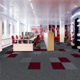 厂家直销 PVC地毯 素色地毯 办公地毯 方块拼块地毯全国可安装