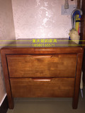 重庆家具 橡木实木 经典中式复古大气床头柜
