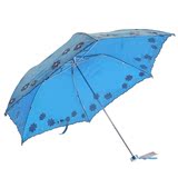 天堂伞超轻超小迷你三折伞变色刺绣花女士防紫外线遮阳太阳晴雨伞