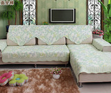 绿田园风~纯棉布艺绗缝沙发垫 坐垫 飘窗垫 沙发垫 沙发巾沙发套