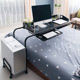 移动升降家用热卖台式笔记本床上两用电脑桌大号懒人床边桌