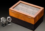 首饰盒原创中式珠宝盒镜箱化妆盒收纳盒大红实木