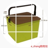 炫彩多功能钓鱼桶凳塑料方形收纳凳桶储物桶加厚小方桶水桶