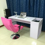 特价创意台式家用电脑桌组装简约现代个性书桌时尚多功能办公桌子