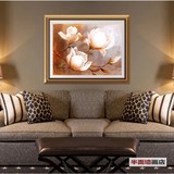 现代欧式风格精美花卉挂画客厅卧室简欧唯美意境装饰画包邮H25