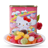 台湾进口糖果 森永hello kity水果糖100g 水果味硬糖 休闲零食品