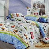 正品包邮纯棉卡通四件套全棉儿童床上用品三件套被套床单1米1.2床