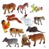 奥斯尼恐龙动物 十二生肖摆件 动物模型儿童早教益智玩具教学包邮