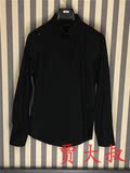 【专柜正品】GXG男装代购 16春装新款 黑色斯文长袖衬衫61103359