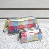 日本原单pvc防水包小清新大容量多隔袋旅行洗漱包 收纳包 化妆包
