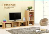 简易板式家具书架组合液晶电视柜 视听柜组合电视柜组合特惠包邮