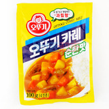 韩国原装进口食品不倒翁咖喱粉原味调味品100g哈尔滨内满29元包邮