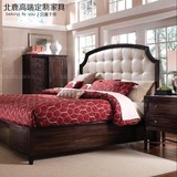Horchow高端定制美式新古典卧室家具1.5米1.8米软包双人床HC28