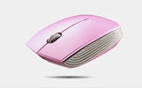 包邮富勒节能女生商务办公游戏无线静音无声超薄可爱粉色创意鼠标