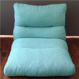 现代宜家懒人沙发单人榻榻米简约整装创意可折叠布艺沙发床日式