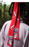 【三十六雨】汉服配饰-绣花发带之鹤叹