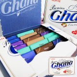 年中特价韩国进口零食 乐天黑加纳高浓度纯黑巧克力 盒装精品包装