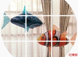 儿童男孩电动遥控飞鱼鲨鱼气球飞机行器飞艇益智玩具礼品批发包邮