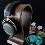 （现货）德国设计头戴式耳机胡桃木U型木质耳机架展示架子支架