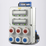 高品质防水组合插座箱 IP66防雨配电箱工业插座连接箱布线控制箱