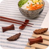 质筷架 创意家居楠木装饰筷子托现货包邮日式环保厨房料理餐具木