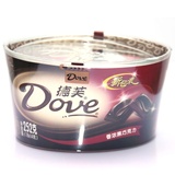 Dove正品Dove德芙香浓黑巧克力碗装252g 特价 两碗包邮