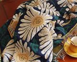 2件包邮外贸白菊红葵文艺创意咖啡厅民族多彩客厅地毯个性特色
