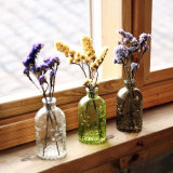 迷·妆 创意欧式浮雕小玻璃花瓶 家居花艺插花摆设餐桌桌面装饰花
