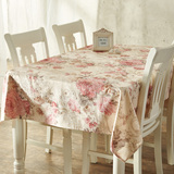 高档餐桌布椅垫椅套茶几台布方桌布中式简约时尚欧式布艺餐椅套装