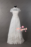 旗袍婚纱白色修身显瘦立领婚纱2016新款韩式甜美新娘简约一字肩冬