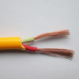 纯铜黄色牛筋软线电缆电线0.75/1.5/2.5平方防冻防水2芯40米包邮